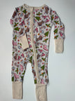 PINK XMAS - DREAMLAND LONG SLEEVE SLEEPER - BAMBOO
