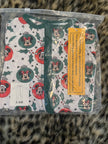 Mouse Ornaments - Dreamland Long Sleeve Sleeper - Bamboo - Ready to Ship Christmas