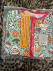 Santa Cookies - Dreamland Long Sleeve Sleeper - Bamboo - Ready to Ship Christmas