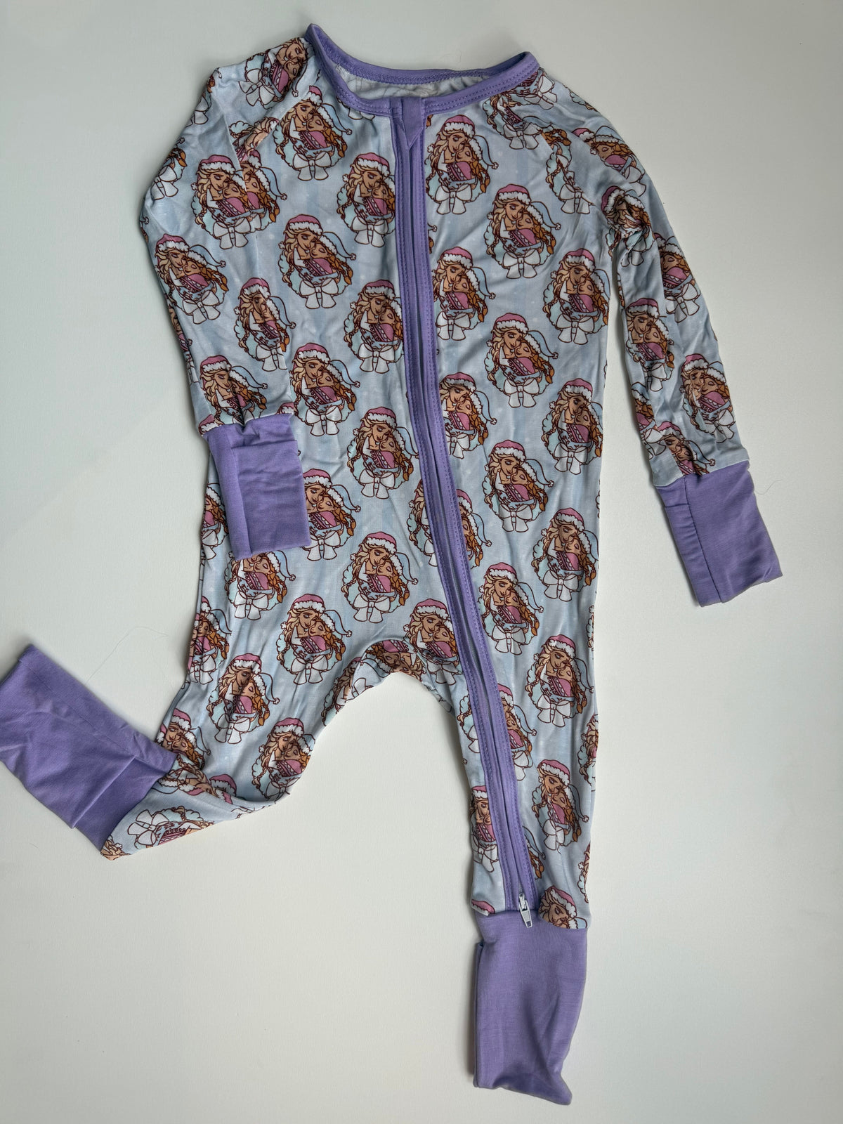 ICE PRINCESS - DREAMLAND LONG SLEEVE SLEEPER - BAMBOO