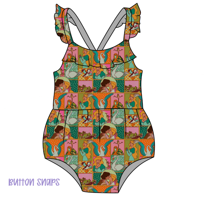 Swan Bubblegum Ruffle Bubble Bamboo - PRE ORDER