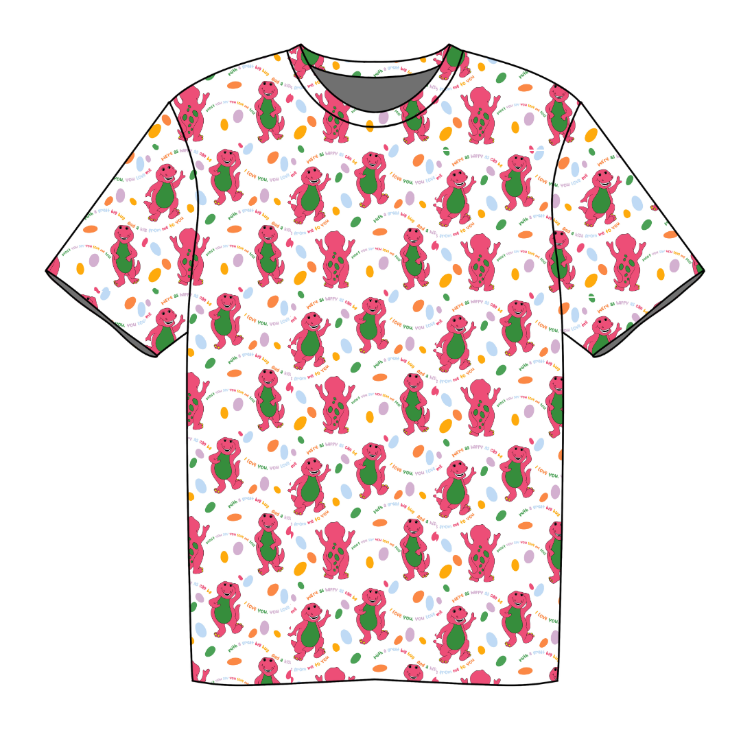 Dino Vintage Sheet - Rowdy Short Sleeve Shirt Knit - PRE ORDER