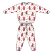 Dino Vintage Sheet Flex Long Sleeve Jogger Set - PRE ORDER