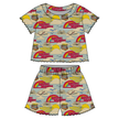Reading - Orchid Ruffle Short Sleeve Short Set Bamboo - PRE ORDER