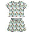Forever - Orchid Ruffle Short Sleeve Short Set Bamboo - PRE ORDER