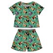 Wishbone - Orchid Ruffle Short Sleeve Short Set Bamboo - PRE ORDER