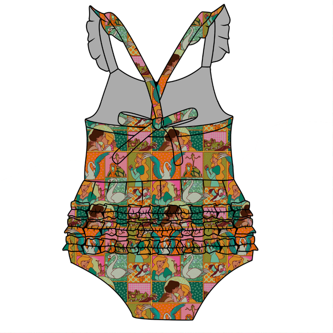 Swan Bubblegum Ruffle Bubble Bamboo - PRE ORDER