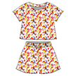 Ranger Dreams - Orchid Ruffle Short Sleeve Short Set Bamboo - PRE ORDER