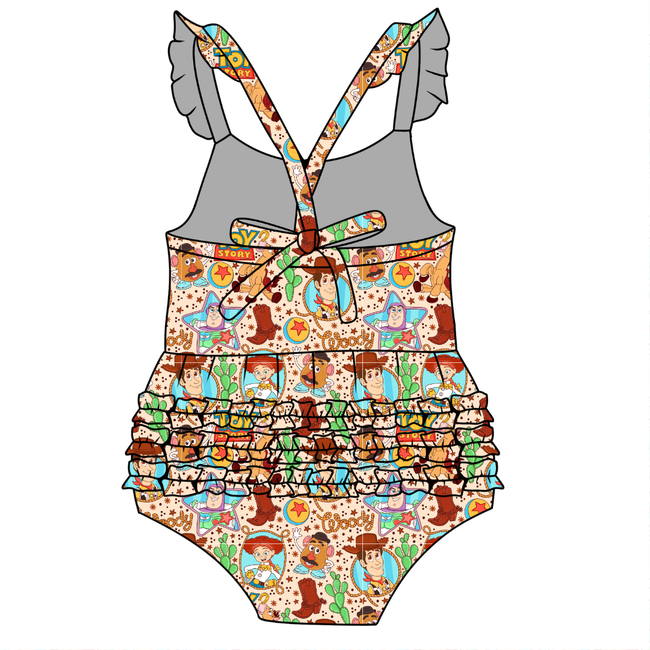 Howdy Partner Bubblegum Ruffle Bubble Bamboo - PRE ORDER