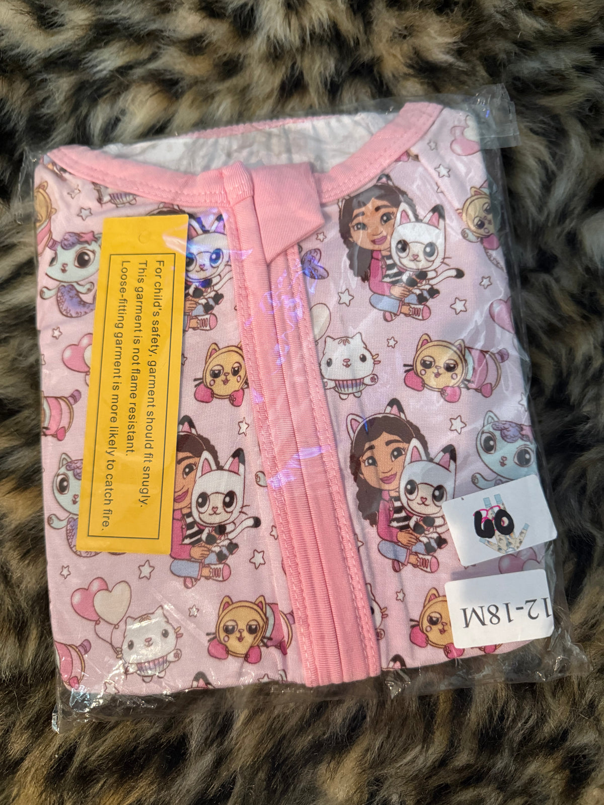 60. GABBY (OLD) DREAMLAND LONG SLEEVE SLEEPER - Bamboo - 12/18M