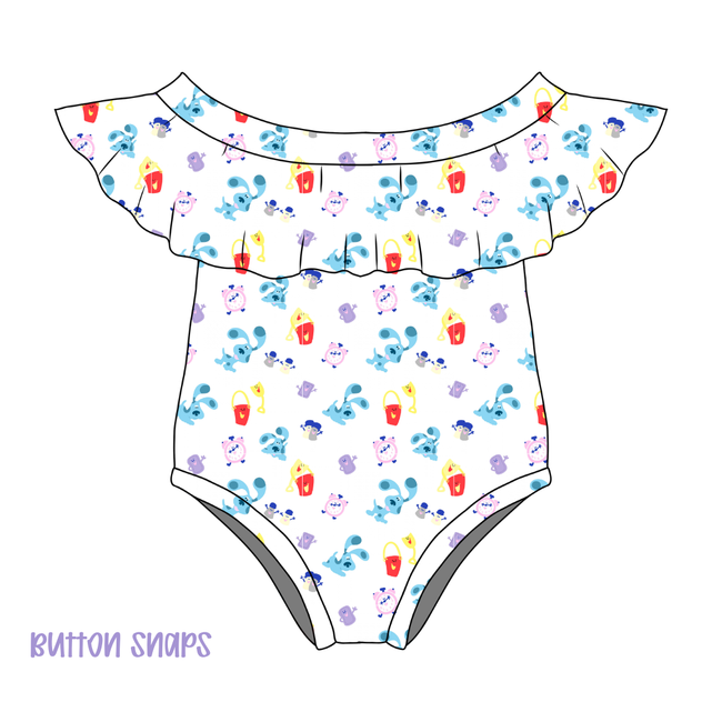 Clue Topaz Off Shoulder Leotard - Knit - Pre Order