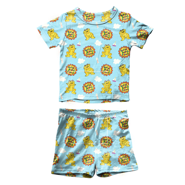 On the Island - Fawn Short Sleeve Short Set Bamboo - PRE ORDER