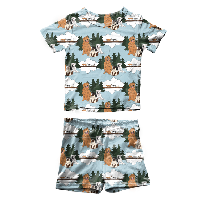 Homeward - Fawn Short Sleeve Short Set Bamboo - PRE ORDER
