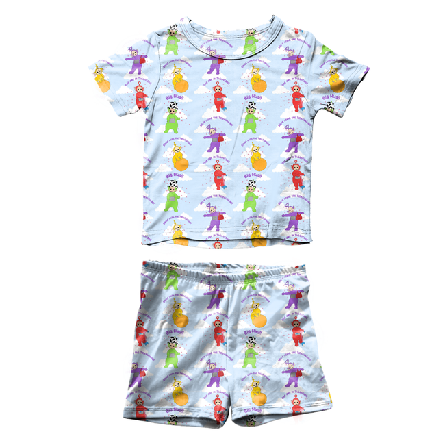 Big Hug - Fawn Short Sleeve Short Set Bamboo - PRE ORDER
