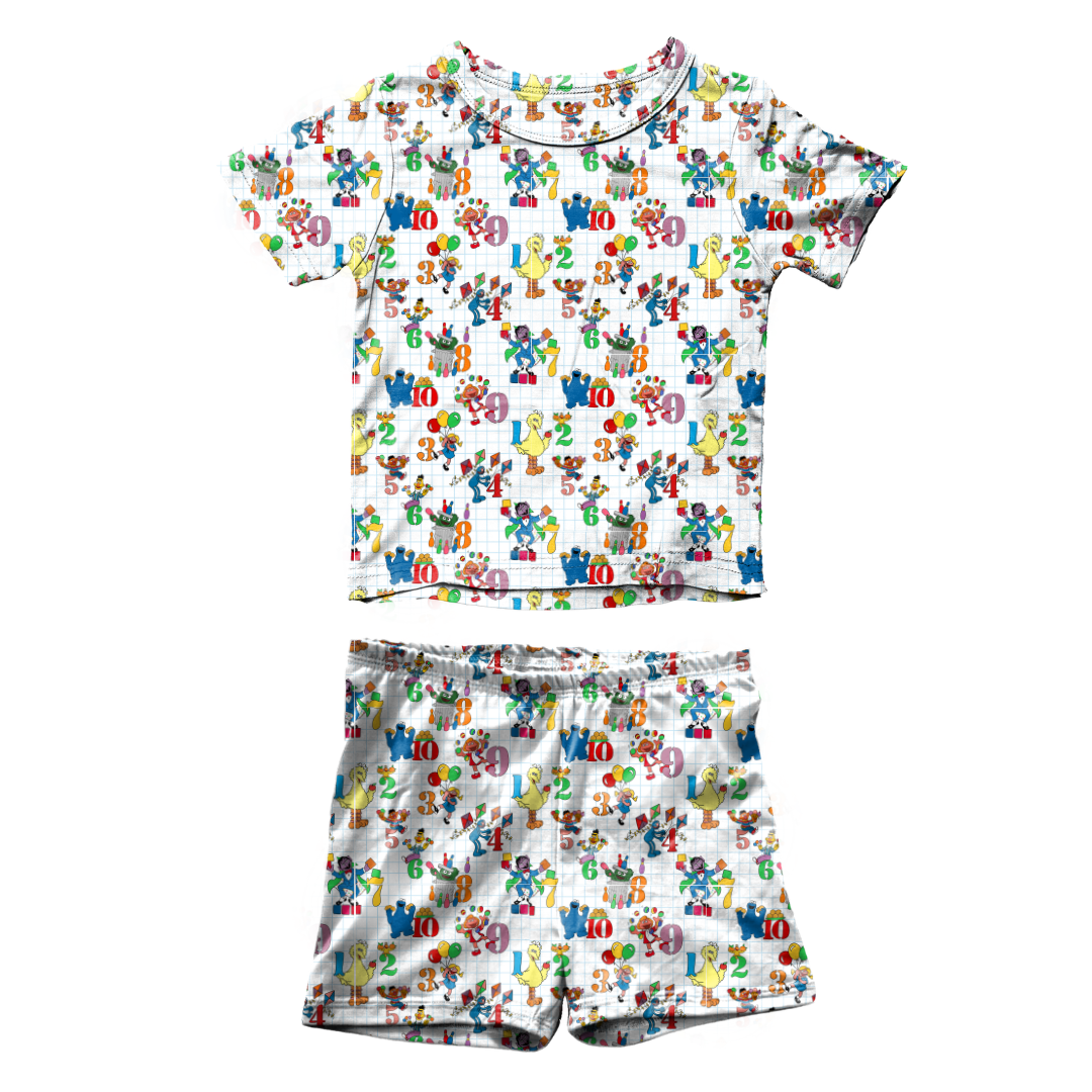 Number Street - Fawn Short Sleeve Short Set Bamboo - PRE ORDER