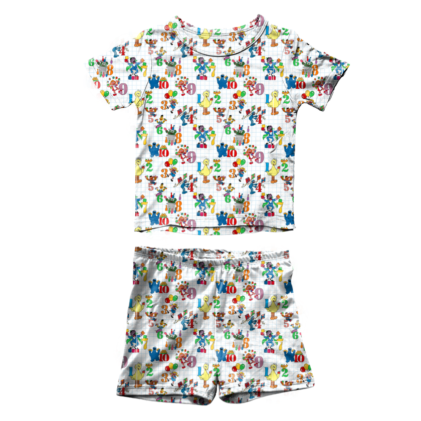 Number Street - Fawn Short Sleeve Short Set Bamboo - PRE ORDER