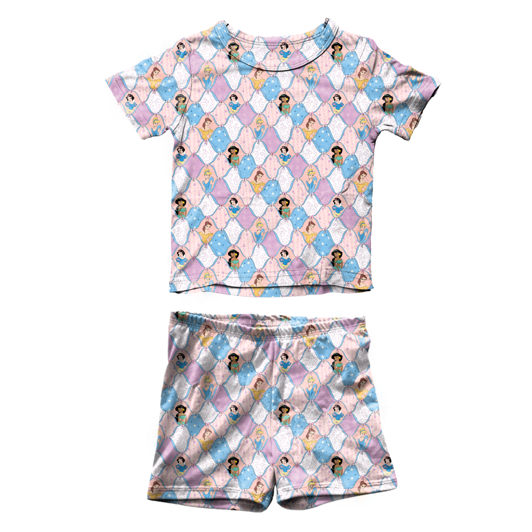 Princess Dreams - Fawn Short Sleeve Short Set Bamboo - PRE ORDER