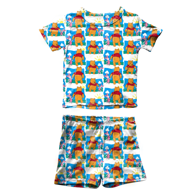 Best Friends  - Fawn Short Sleeve Short Set Bamboo - PRE ORDER