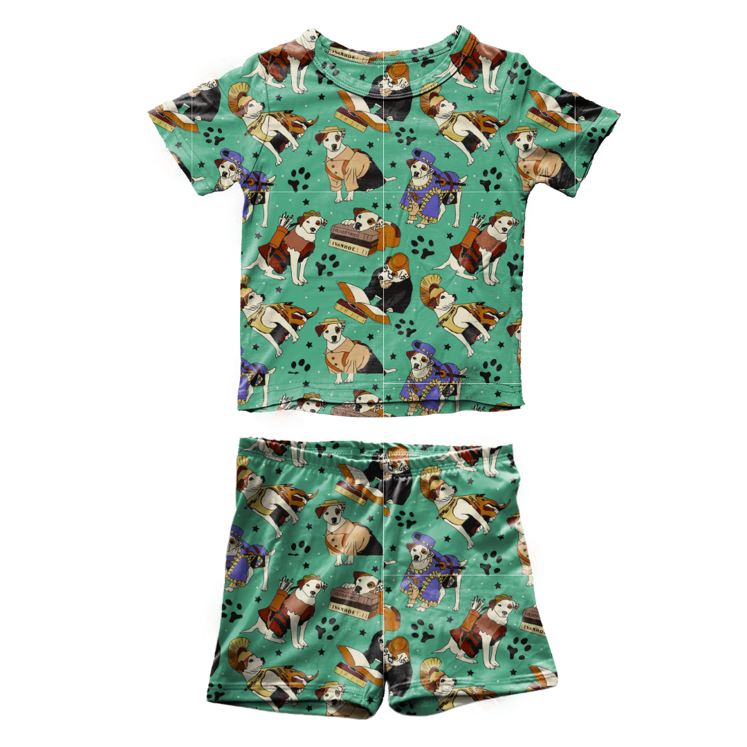 Wishbone - Fawn Short Sleeve Short Set Bamboo - PRE ORDER