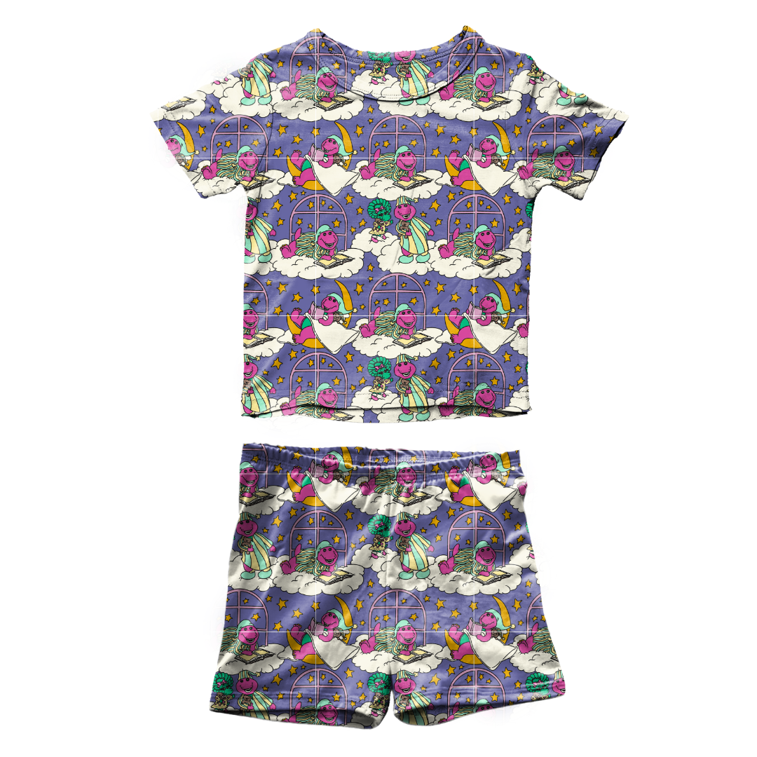 Sweet Dreams - Fawn Short Sleeve Short Set Bamboo - PRE ORDER