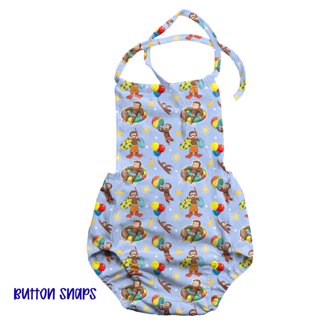 Monkey Around Rio Halter Tie Bubble - Knit - Pre Order