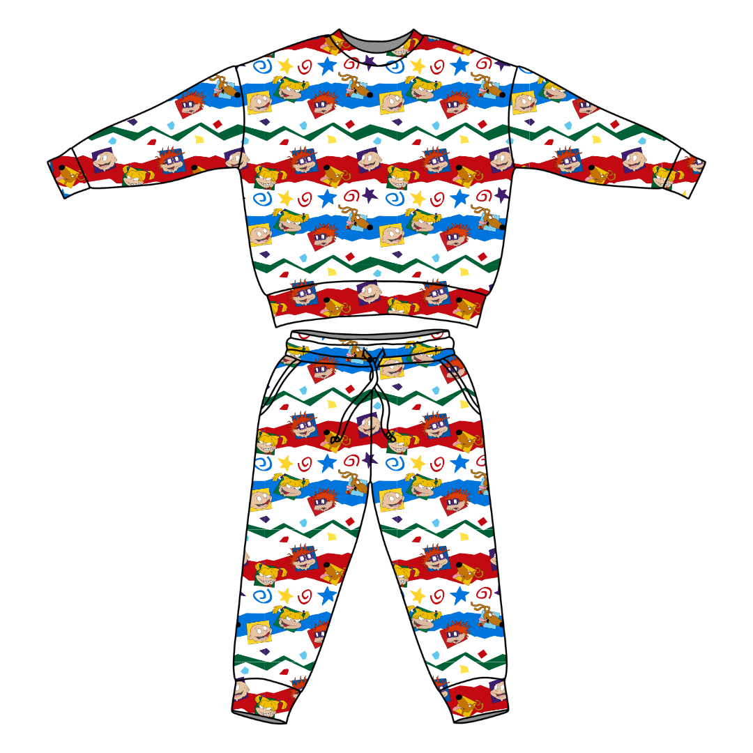 Stupid Babies Flex Long Sleeve Jogger Set - PRE ORDER