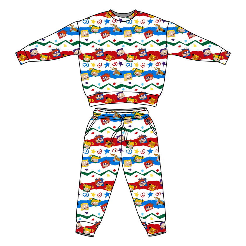 Stupid Babies Flex Long Sleeve Jogger Set - PRE ORDER