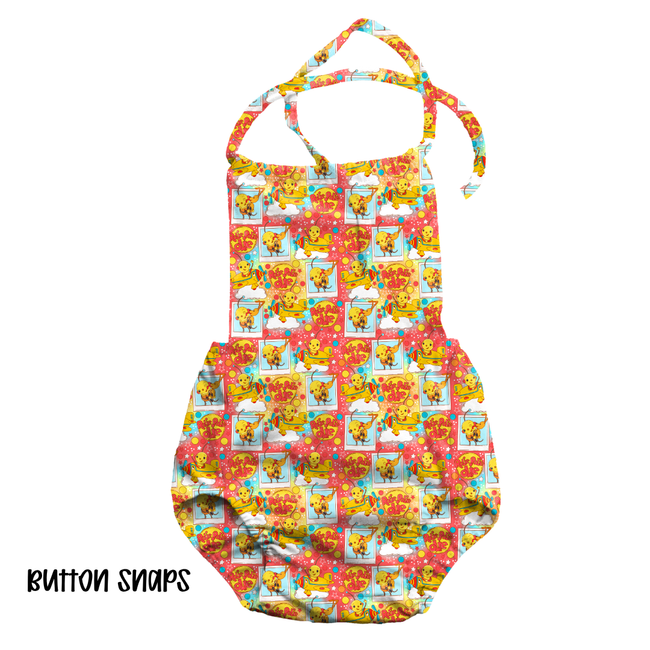 Retro Robot Adventures Rio Halter Tie Bubble - Knit - Pre Order