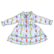 Big Hug - Emerald Bamboo Long Sleeve Lounge Dress - PRE ORDER