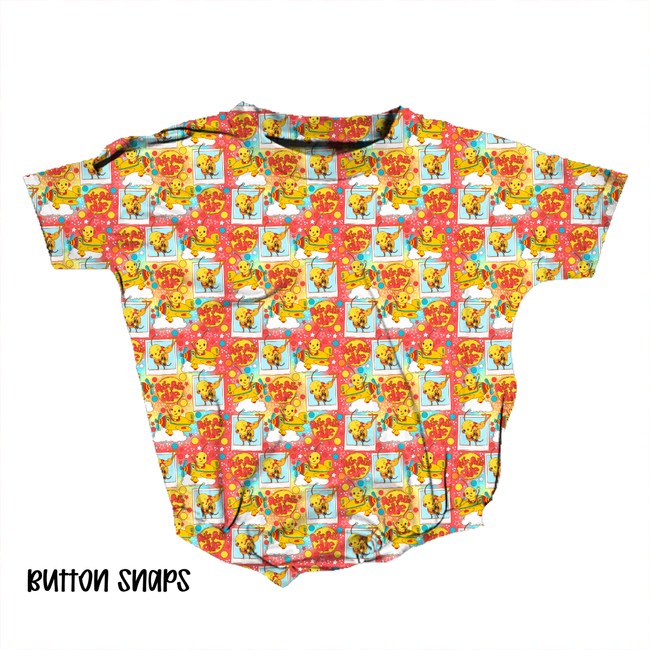 Retro Robot Adventures Bubbly Short Sleeve Bubble Knit - PRE ORDER