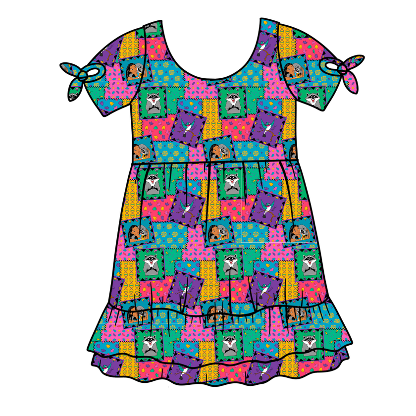 Wind Color Serenity Short Sleeve Lounge Dress - PRE ORDER