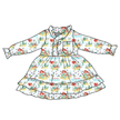 Mermaid Dreams - Emerald Bamboo Long Sleeve Lounge Dress - PRE ORDER