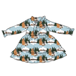 Homeward - Emerald Bamboo Long Sleeve Lounge Dress - PRE ORDER
