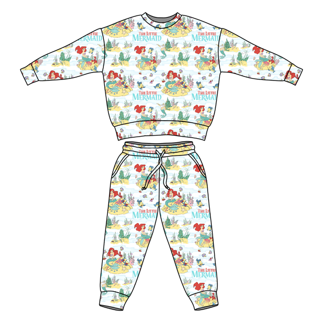 Mermaid Dreams Flex Long Sleeve Jogger Set - PRE ORDER