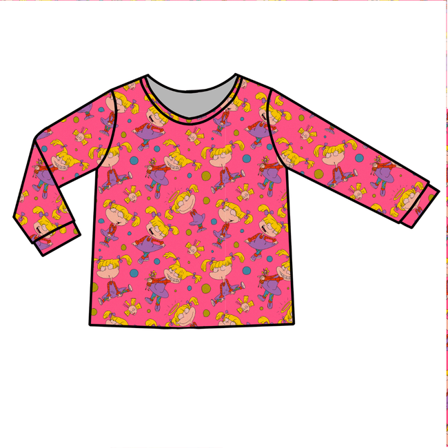 Angelic - Ruby Long Sleeve Bamboo Shirt - Pre Order