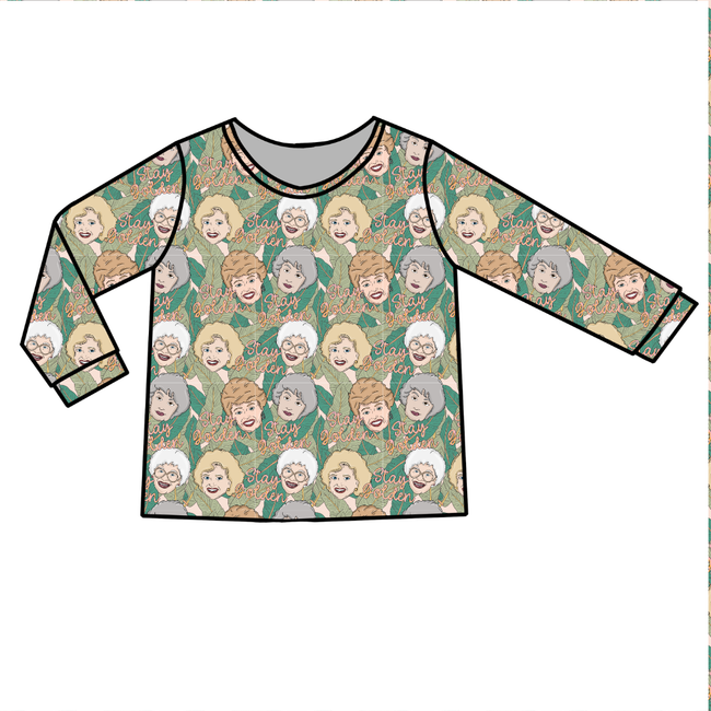Golden - Ruby Long Sleeve Bamboo Shirt - Pre Order