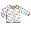 Party Girl Vintage Sheet - Ruby Long Sleeve Bamboo Shirt - Pre Order