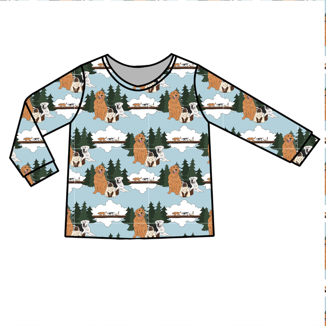 Homeward - Ruby Long Sleeve Bamboo Shirt - Pre Order