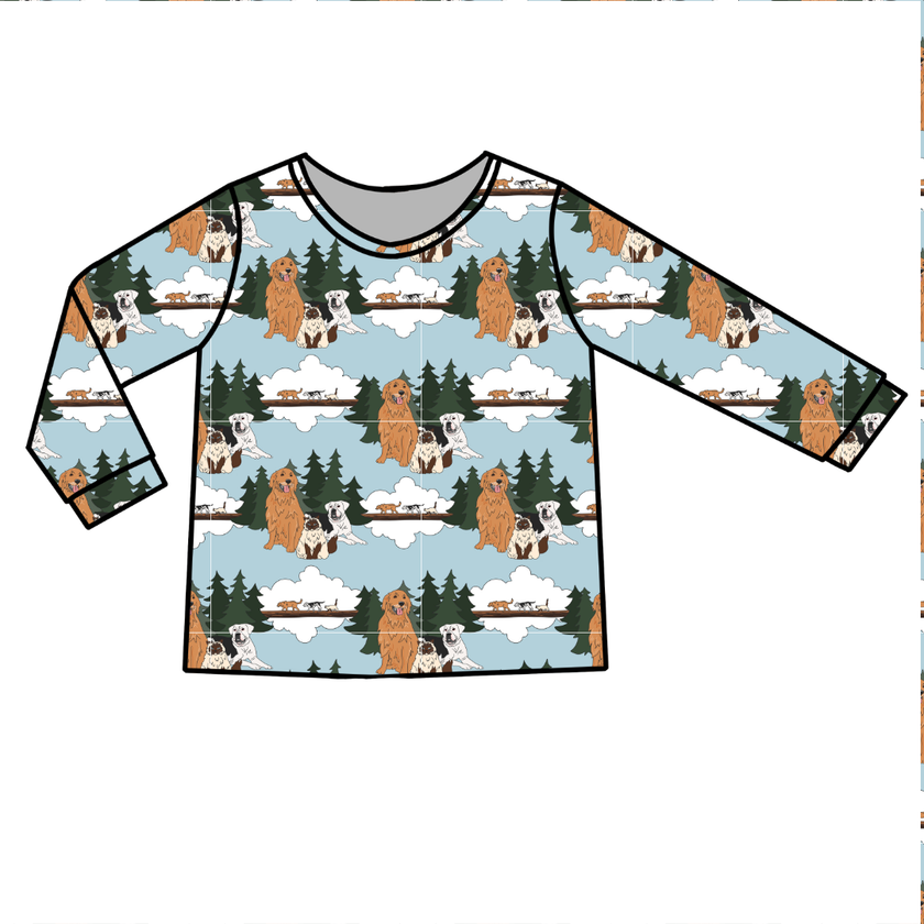 Homeward - Ruby Long Sleeve Bamboo Shirt - Pre Order