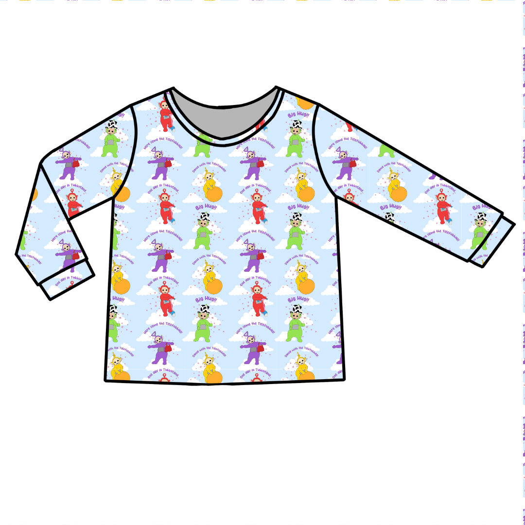 Big Hug - Ruby Long Sleeve Bamboo Shirt - Pre Order