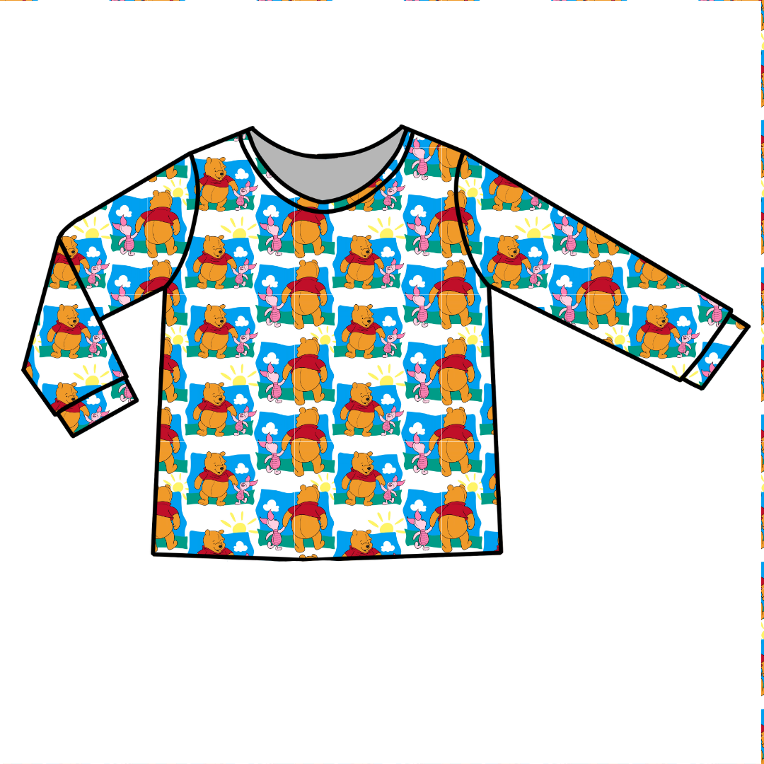 Best Friends  - Ruby Long Sleeve Bamboo Shirt - Pre Order