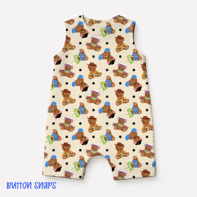 Toy Box Besties Coop Tank Romper Knit - PRE ORDER