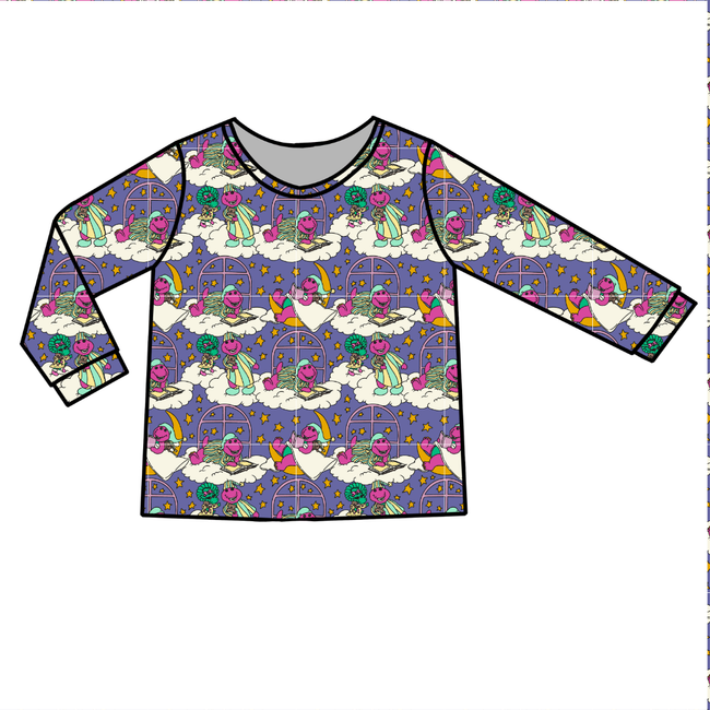 Sweet Dreams - Ruby Long Sleeve Bamboo Shirt - Pre Order