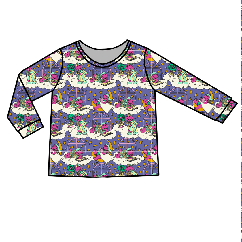 Sweet Dreams - Ruby Long Sleeve Bamboo Shirt - Pre Order