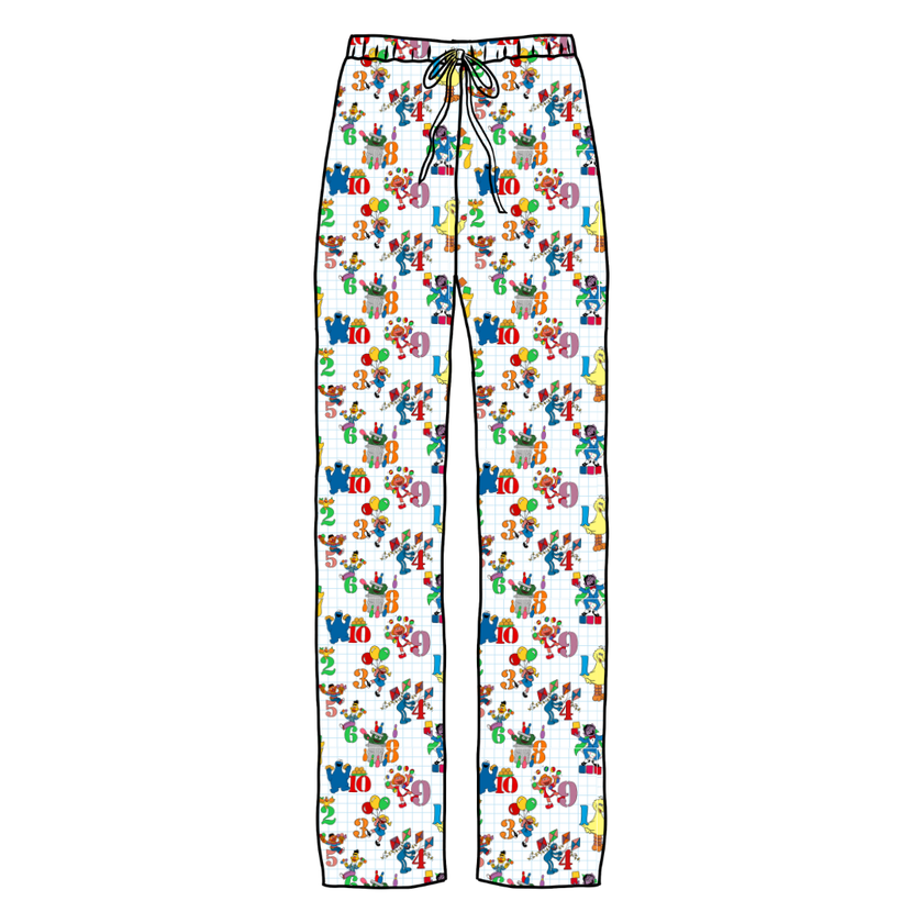 Number Street - Cosmic Adult Bamboo Pants - Pre Order