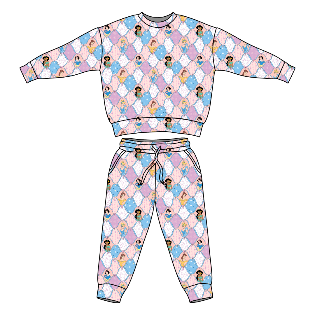 Princess Dreams Flex Long Sleeve Jogger Set - PRE ORDER