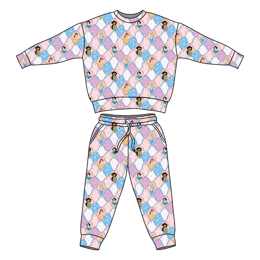 Princess Dreams Flex Long Sleeve Jogger Set - PRE ORDER