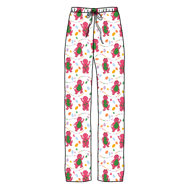 Dino Vintage Sheet - Cosmic Adult Bamboo Pants - Pre Order