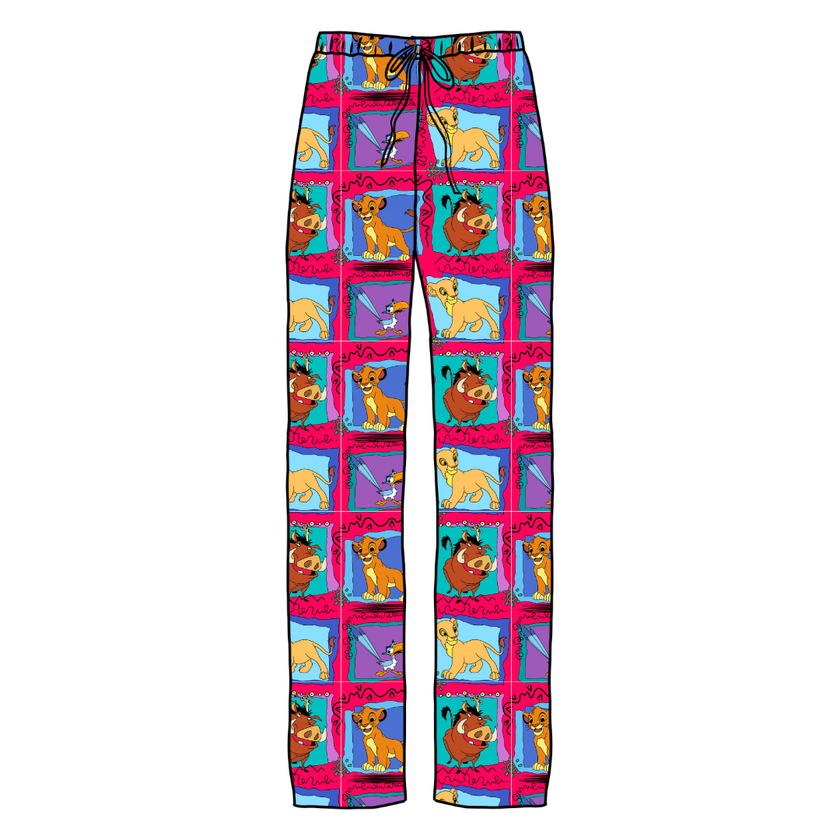 Safari Dreams - Cosmic Adult Bamboo Pants - Pre Order