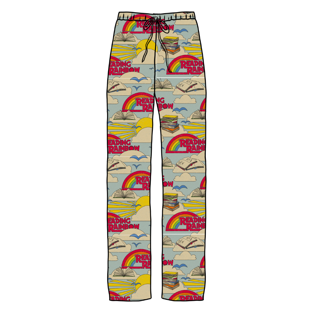 Reading - Cosmic Adult Bamboo Pants - Pre Order